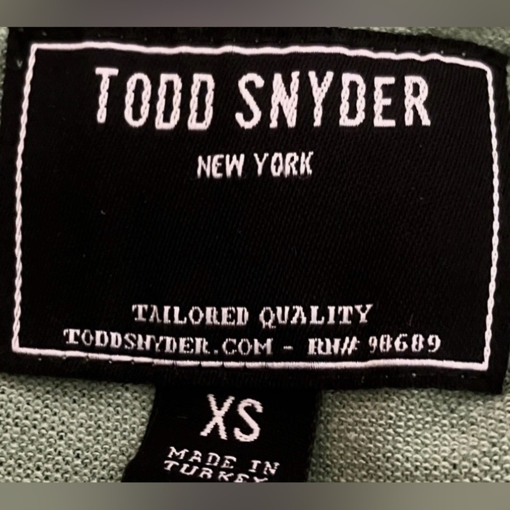 Todd Snyder 51% Cotton piqué Polo Shirt - short sleeves in green color Size XS - Picture 7 of 8
